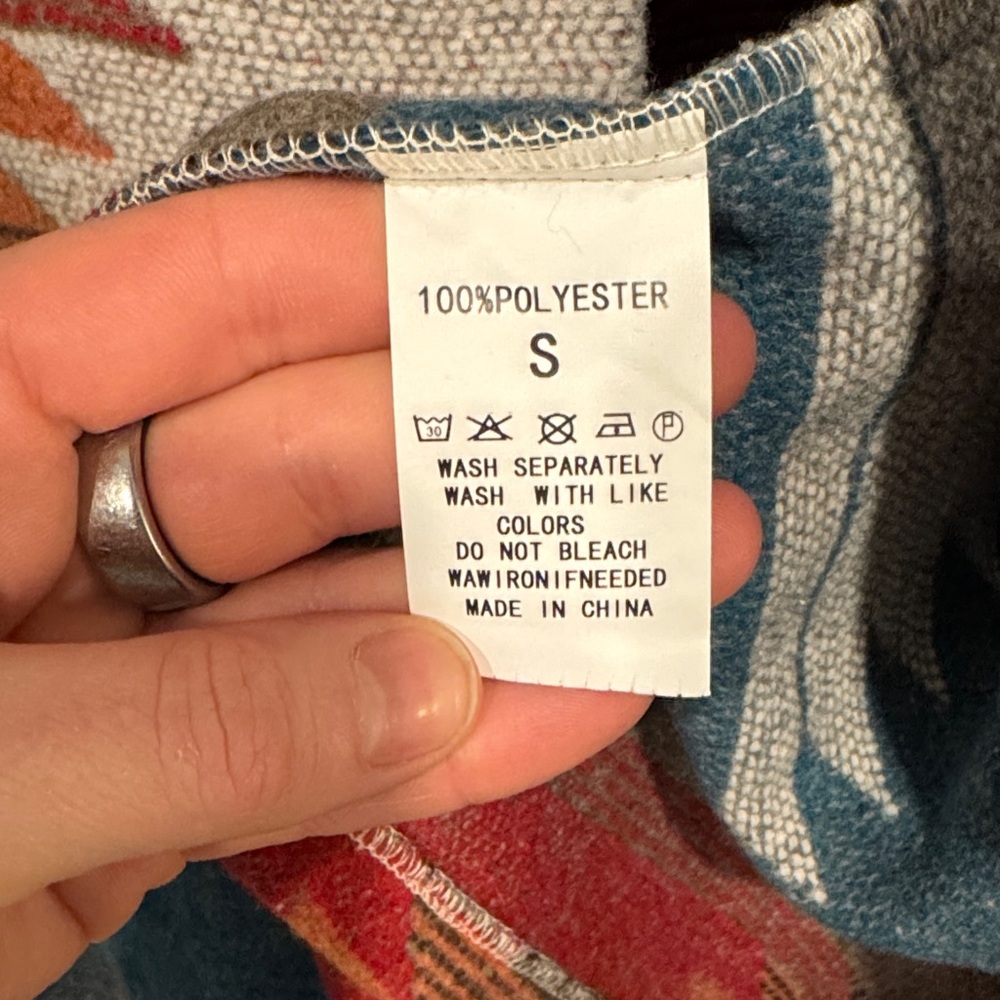 Aztec Pattern Shacket - Picture 3 of 4